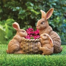 Country Bunnies Basket