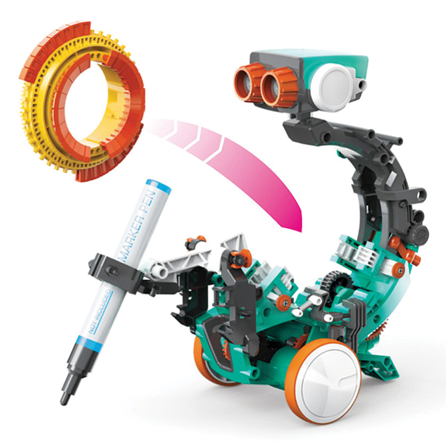 5-in-1 MECHANICAL CODING ROBOT - Whadda