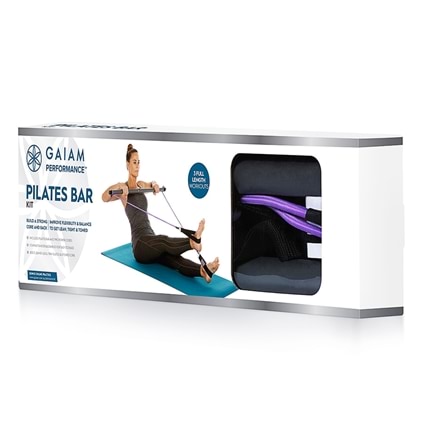 Gaiam Portable Pilates Resistance Exercise Bar 
