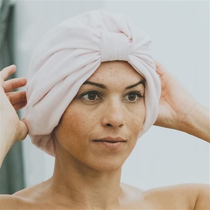 turban shower cap